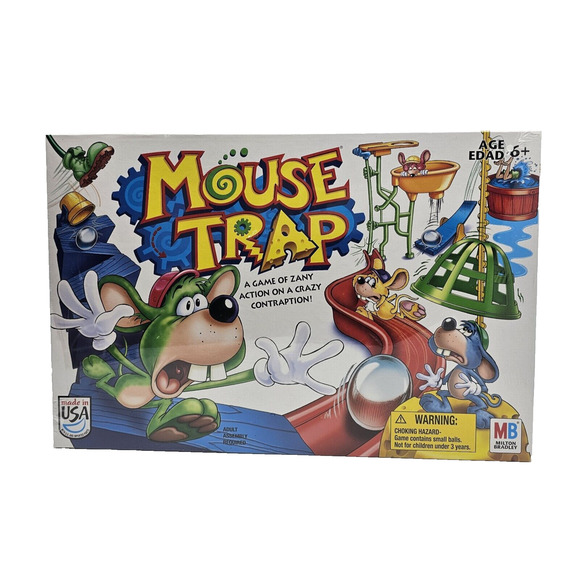 Mouse Trap Family Kids Board Game Hasbro Brand NEW Sealed Fun Multiplayer NIB - Picture 1 of 5